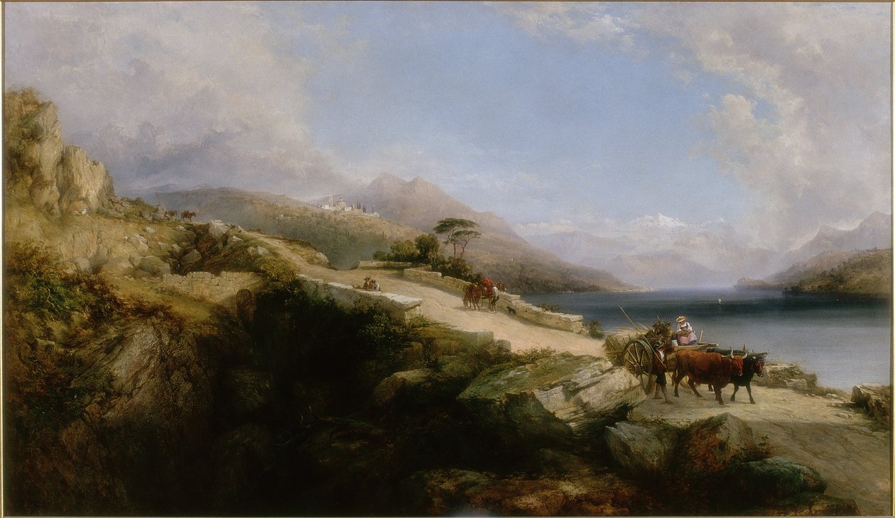 Perto de Arona, Lago Maggiore de George Edwards Hering