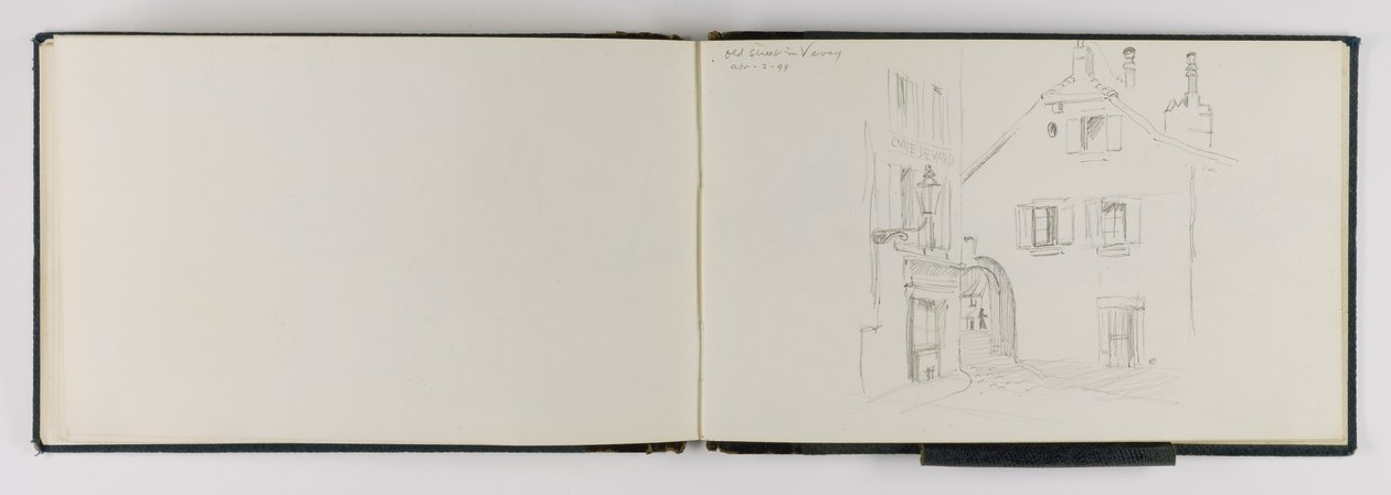 (Sketchbook) Rua Velha em Vevey de George Elbert Burr