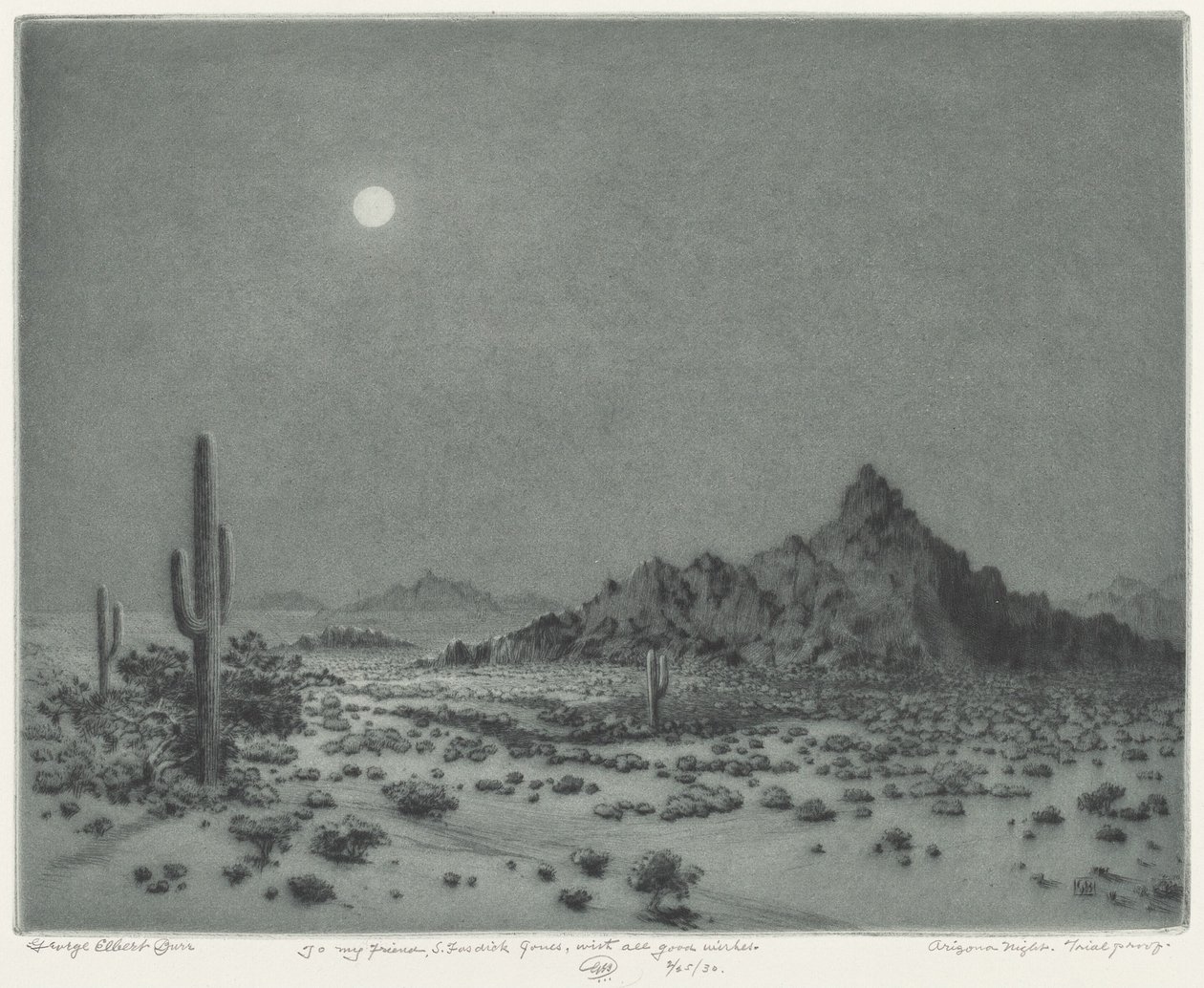 Noite do Arizona de George Elbert Burr