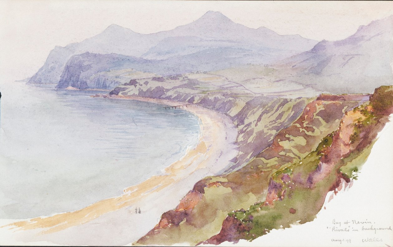 Baía de Nevin, País de Gales de George Elbert Burr