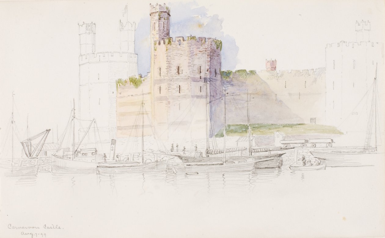 Castelo de Caernarvon de George Elbert Burr