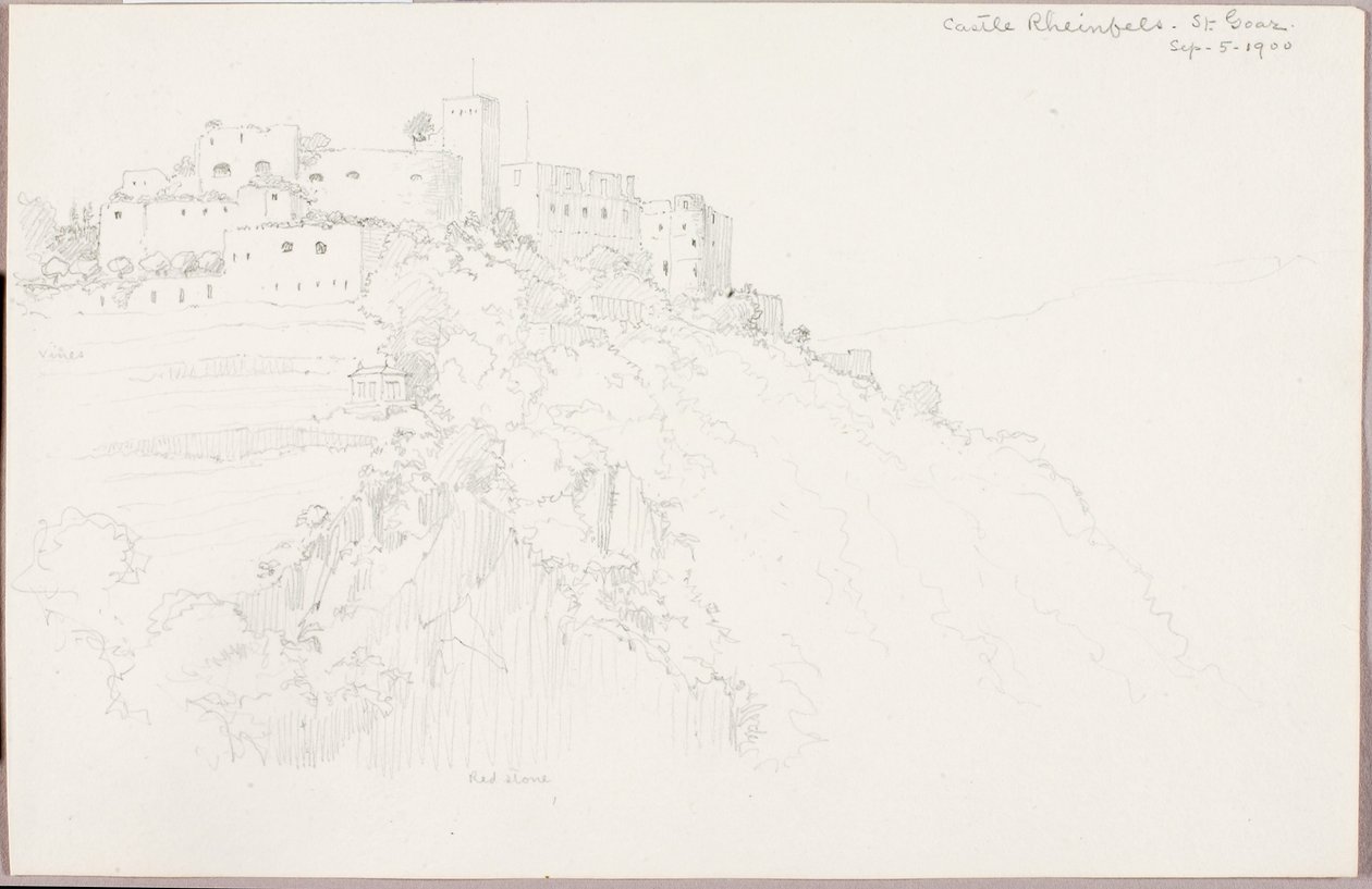 Castelo de Rheinfels, St. Goar de George Elbert Burr