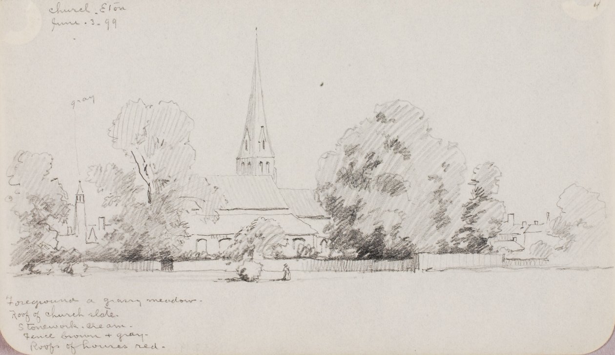 Igreja, Eton de George Elbert Burr