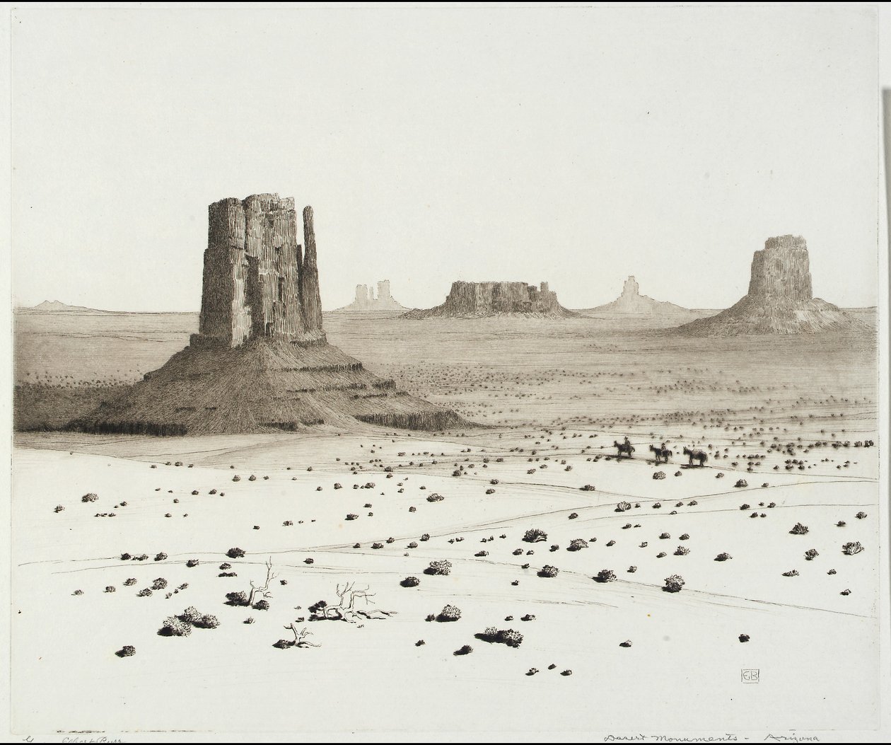 Monumentos do deserto, Arizona de George Elbert Burr