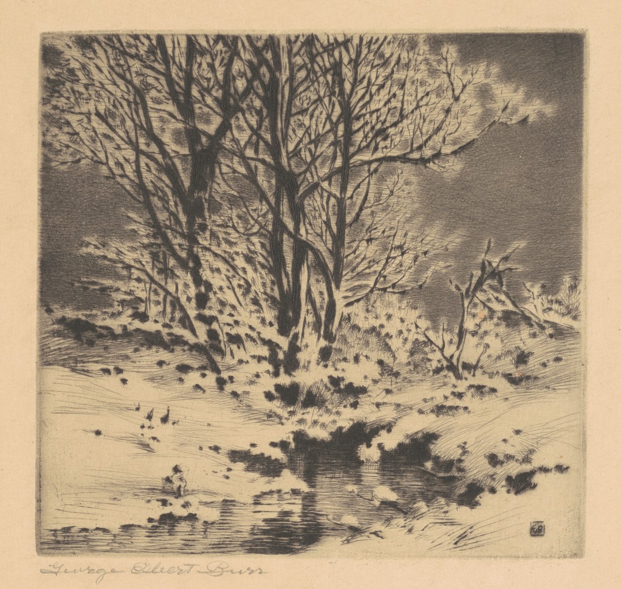 Primeira Neve (Nº 1) de George Elbert Burr