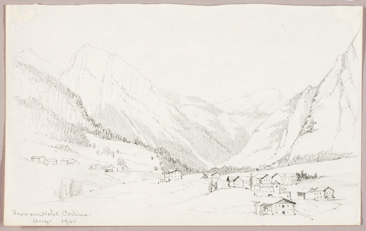 Do nosso hotel, Cortina de George Elbert Burr