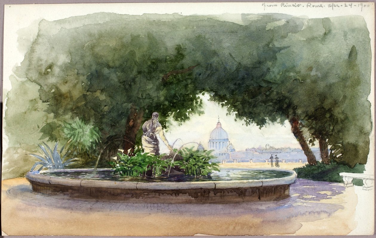 De Pincio, Roma de George Elbert Burr