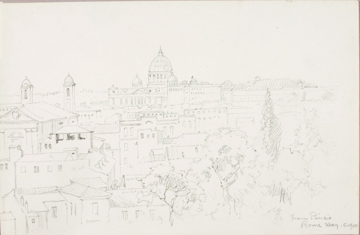 De Pincio, Roma de George Elbert Burr