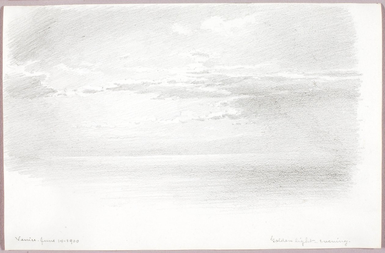 Luz dourada, noite de George Elbert Burr