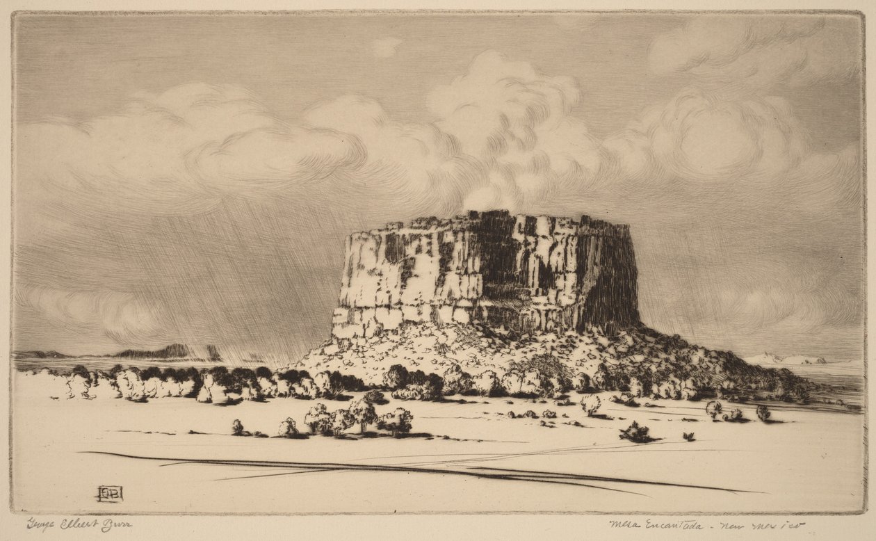 Mesa Encantada, Novo México (n.º 2) de George Elbert Burr