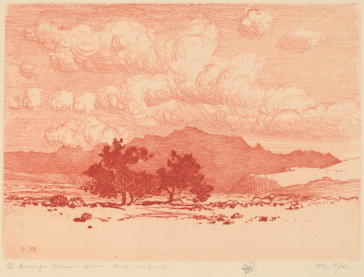 Árvores de Palo Verde de George Elbert Burr