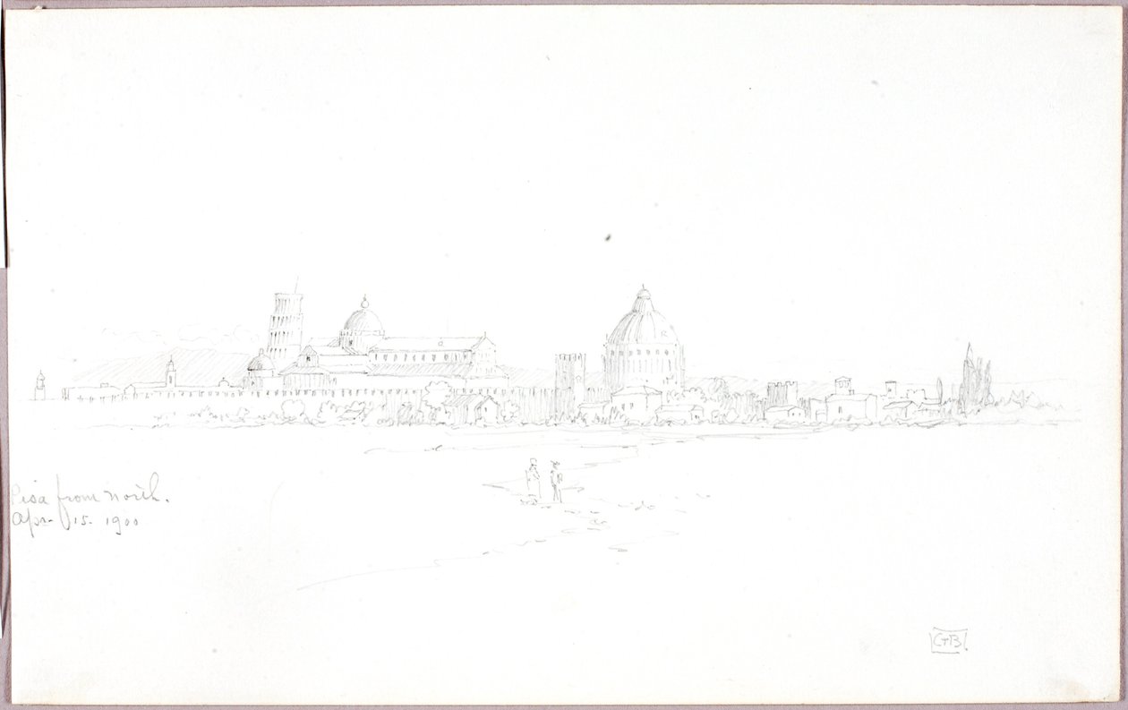 Pisa a partir do Norte de George Elbert Burr
