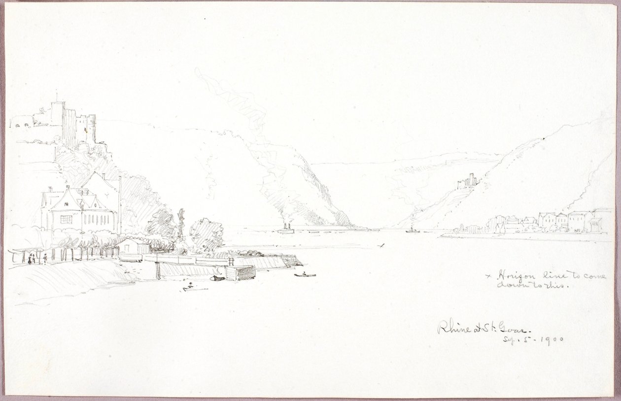 Reno em St. Goar de George Elbert Burr