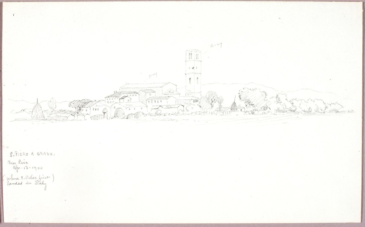 San Piero a Grado, perto de Pisa de George Elbert Burr