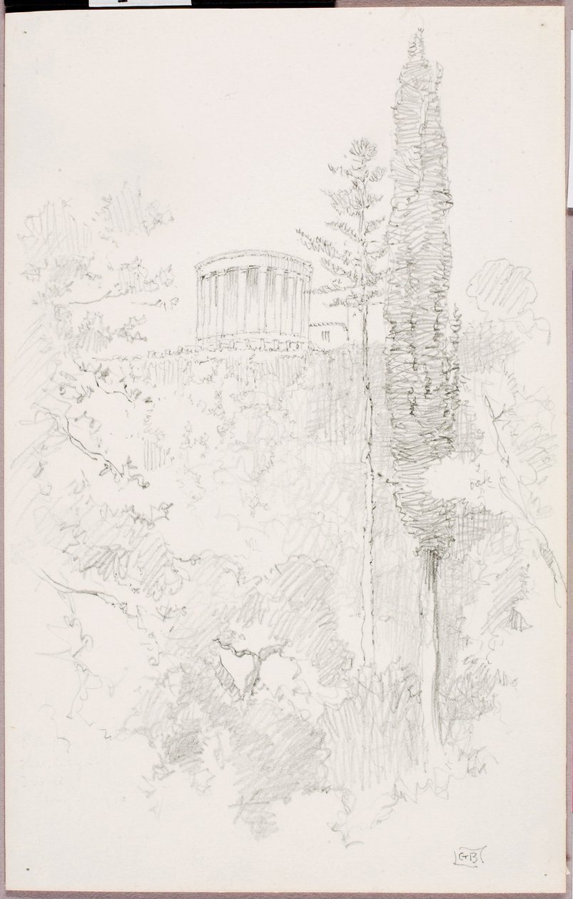 Templo da Sibila, Tivoli de George Elbert Burr
