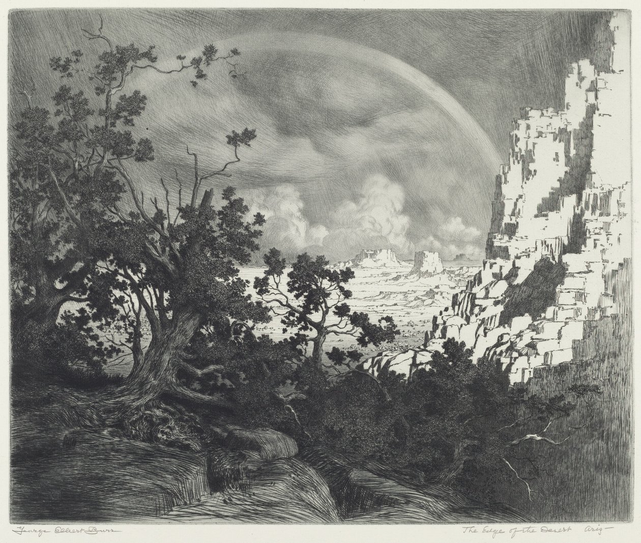 A borda do deserto, Arizona de George Elbert Burr