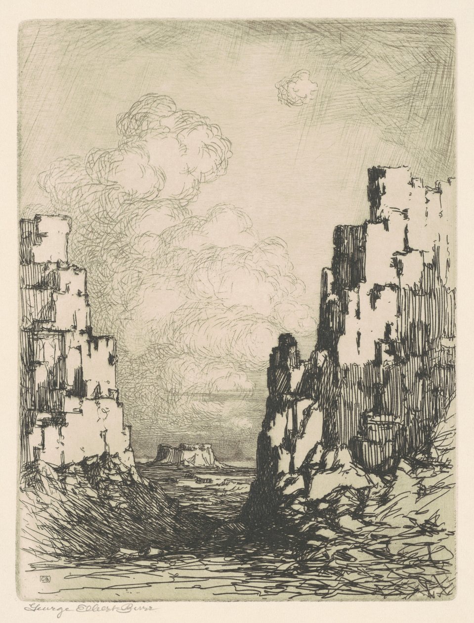 O pequeno cânion de George Elbert Burr