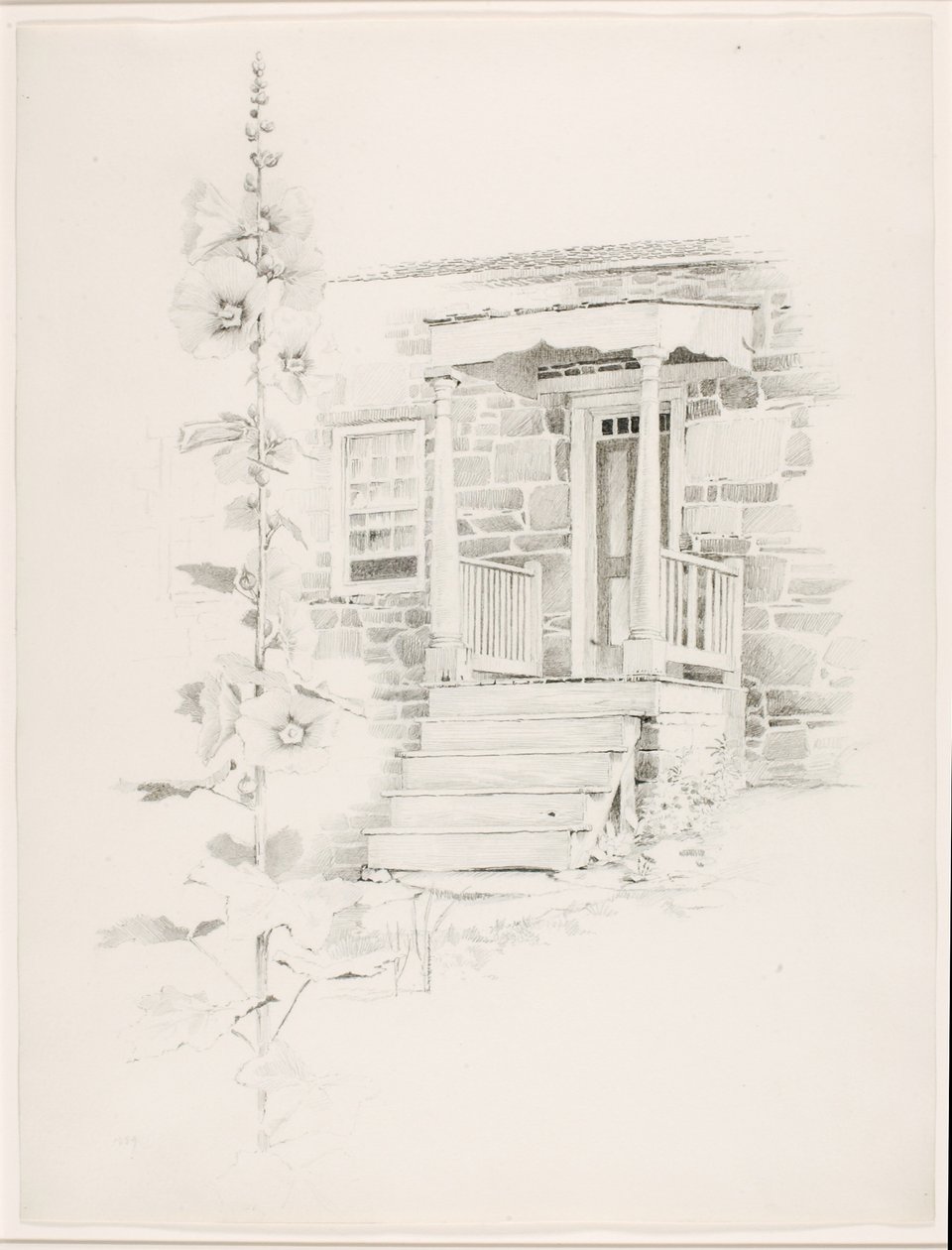 Sem título (Hollyhock) de George Elbert Burr
