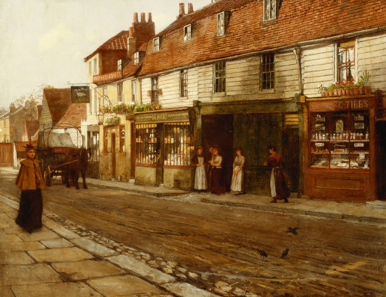Eltham High Street - 1892, de George Elgar Hicks