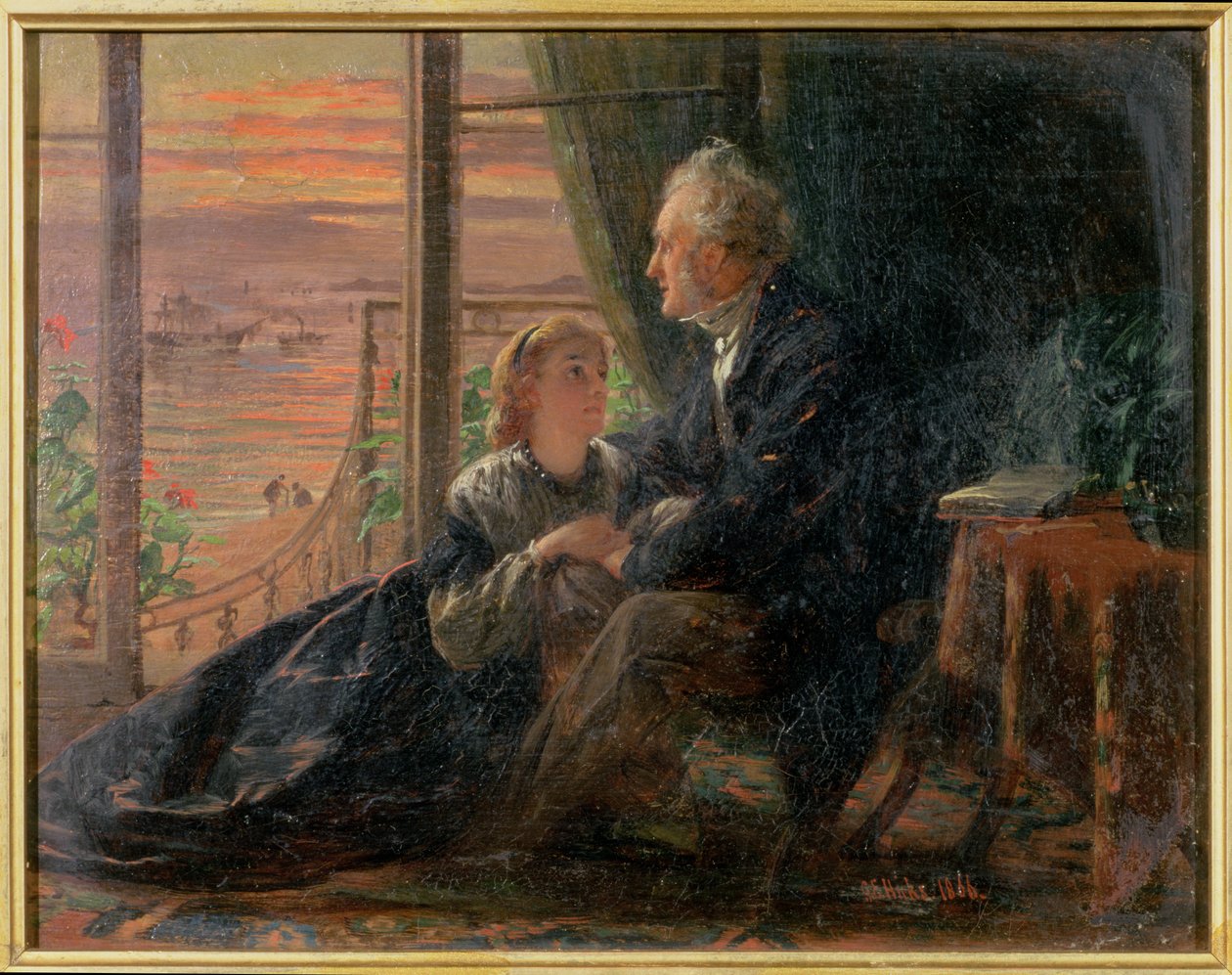 Contos da noite, 1866 de George Elgar Hicks