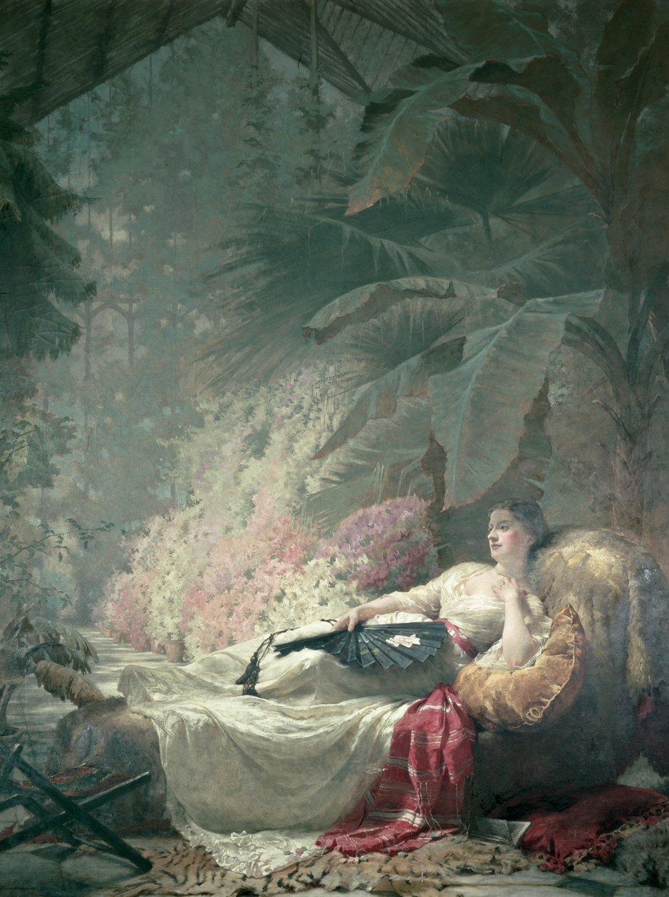 Retrato de Adelaide Maria, condessa de Iveagh (cópia) de George Elgar Hicks