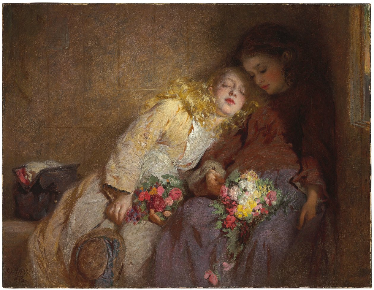 O Retorno para Casa, 1873 de George Elgar Hicks