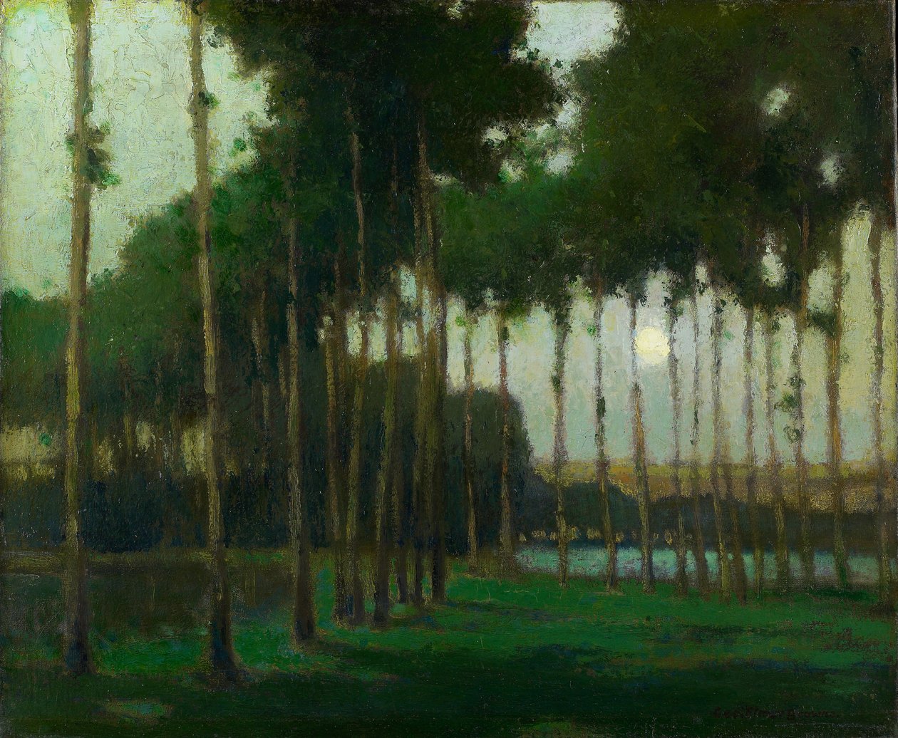 Paisagem ao luar (óleo sobre tela) de George Elmer Browne