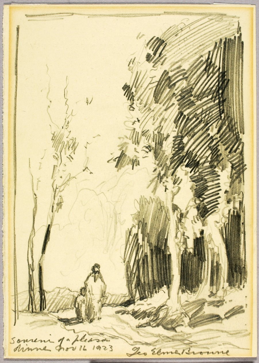 Recordação de um jantar agradável de George Elmer Browne
