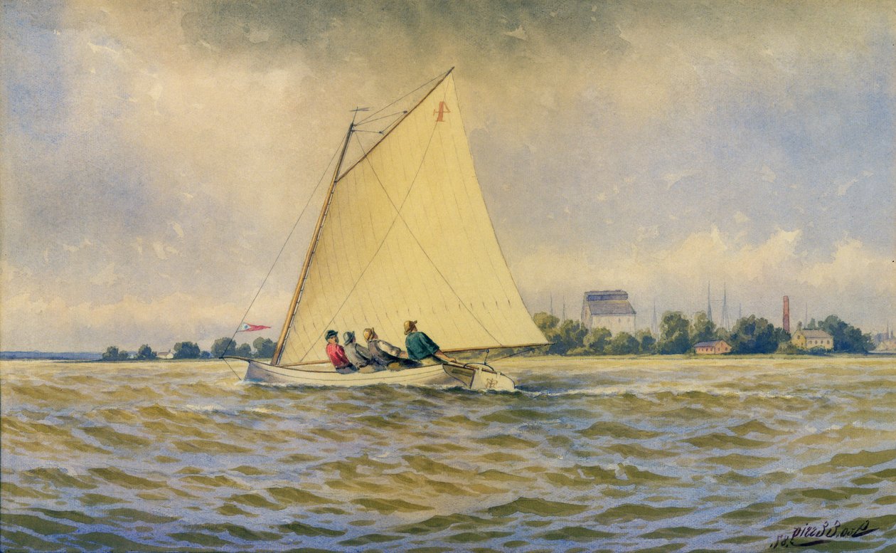 Tuck Up, 1887 (aguarela sobre papel) de George Emerick Essig
