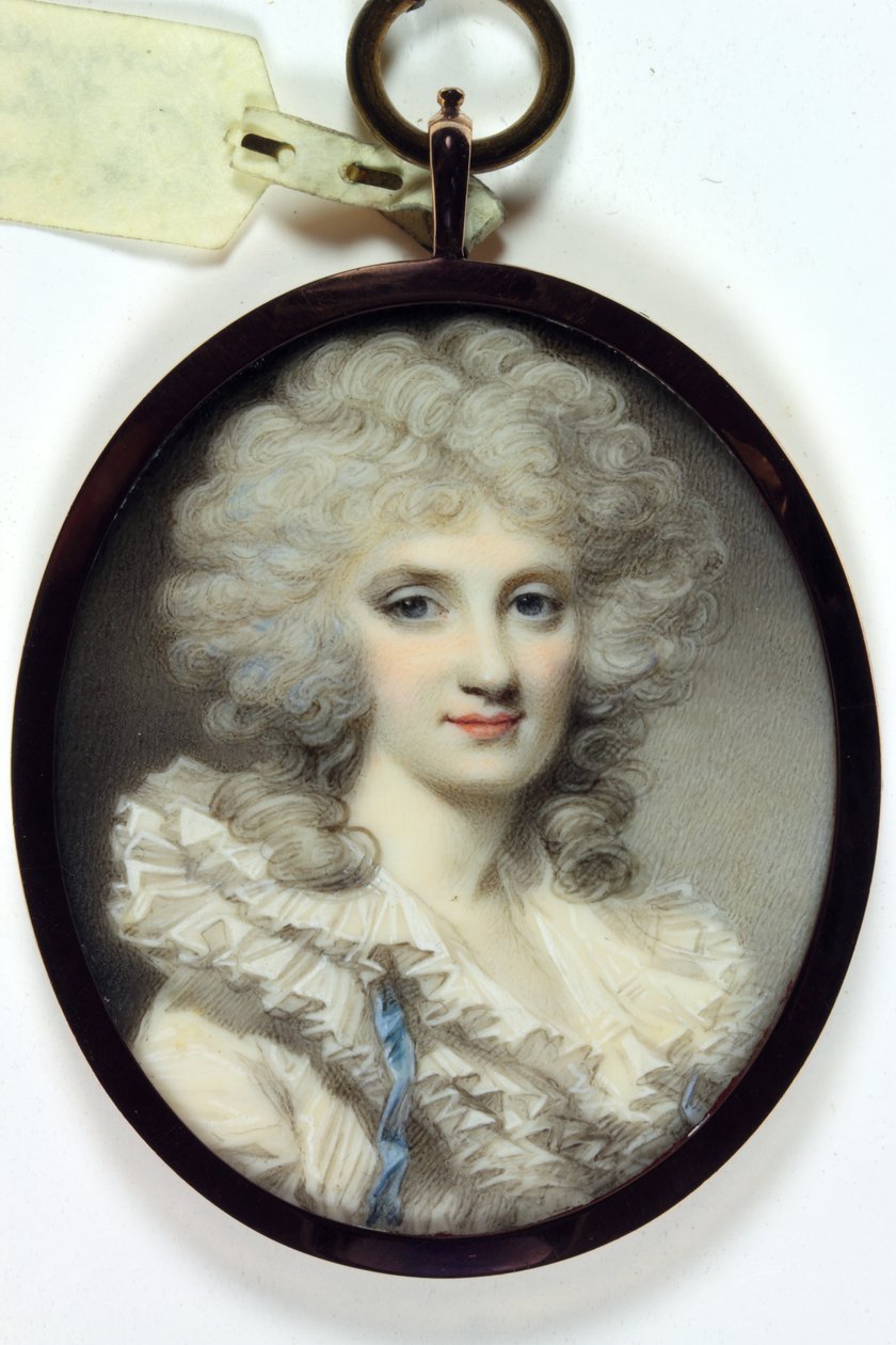Margaret Dundas Sra. Scott (esmalte) de George Engleheart