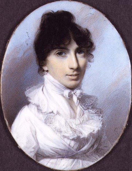 Miniatura da Srta. Anne Seton de George Engleheart