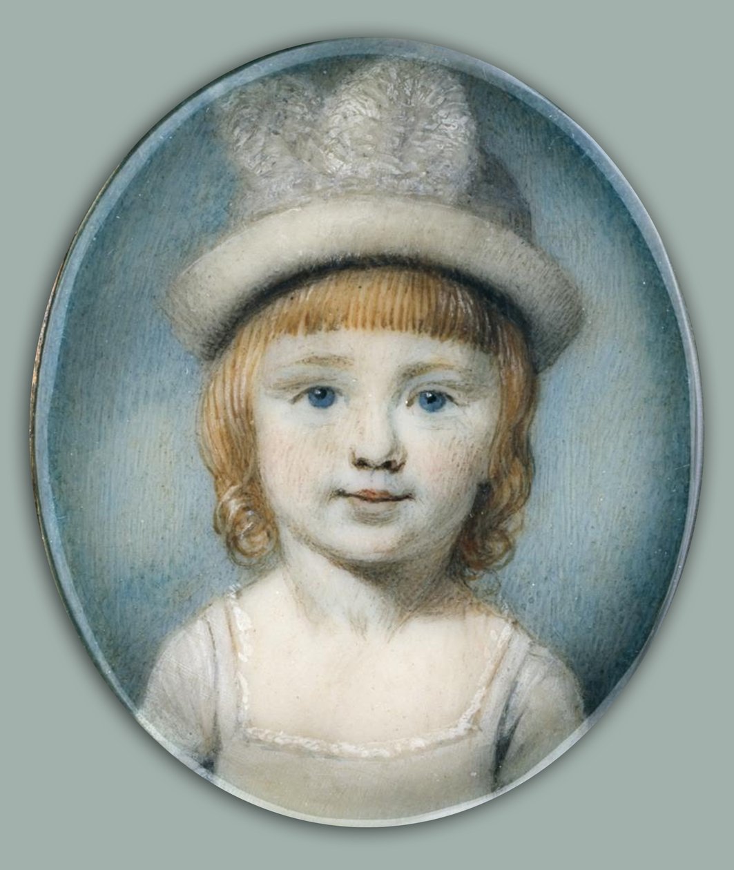 Retrato de uma Criança de George Engleheart