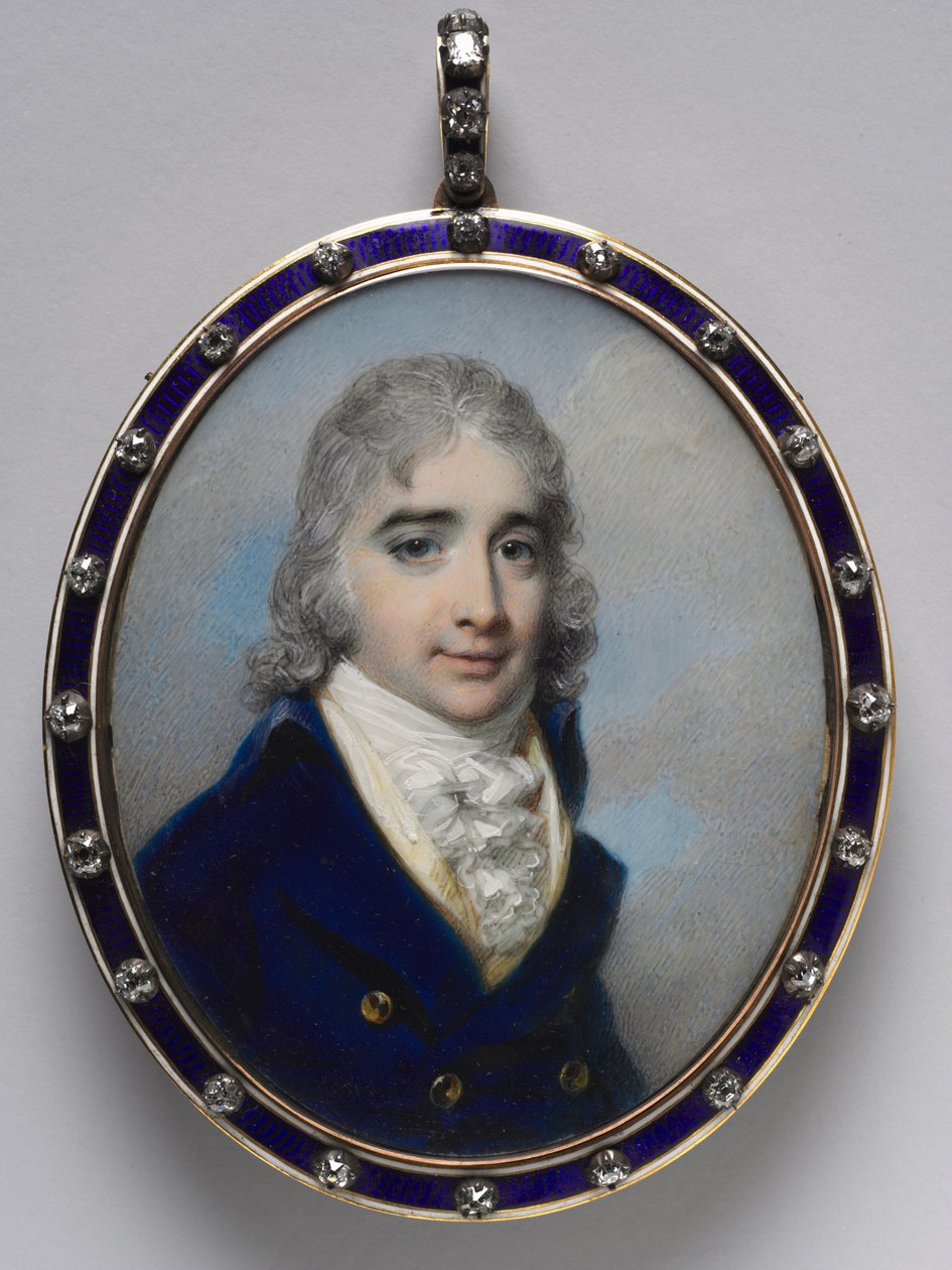 Retrato de um homem, c. 1800. de George Engleheart