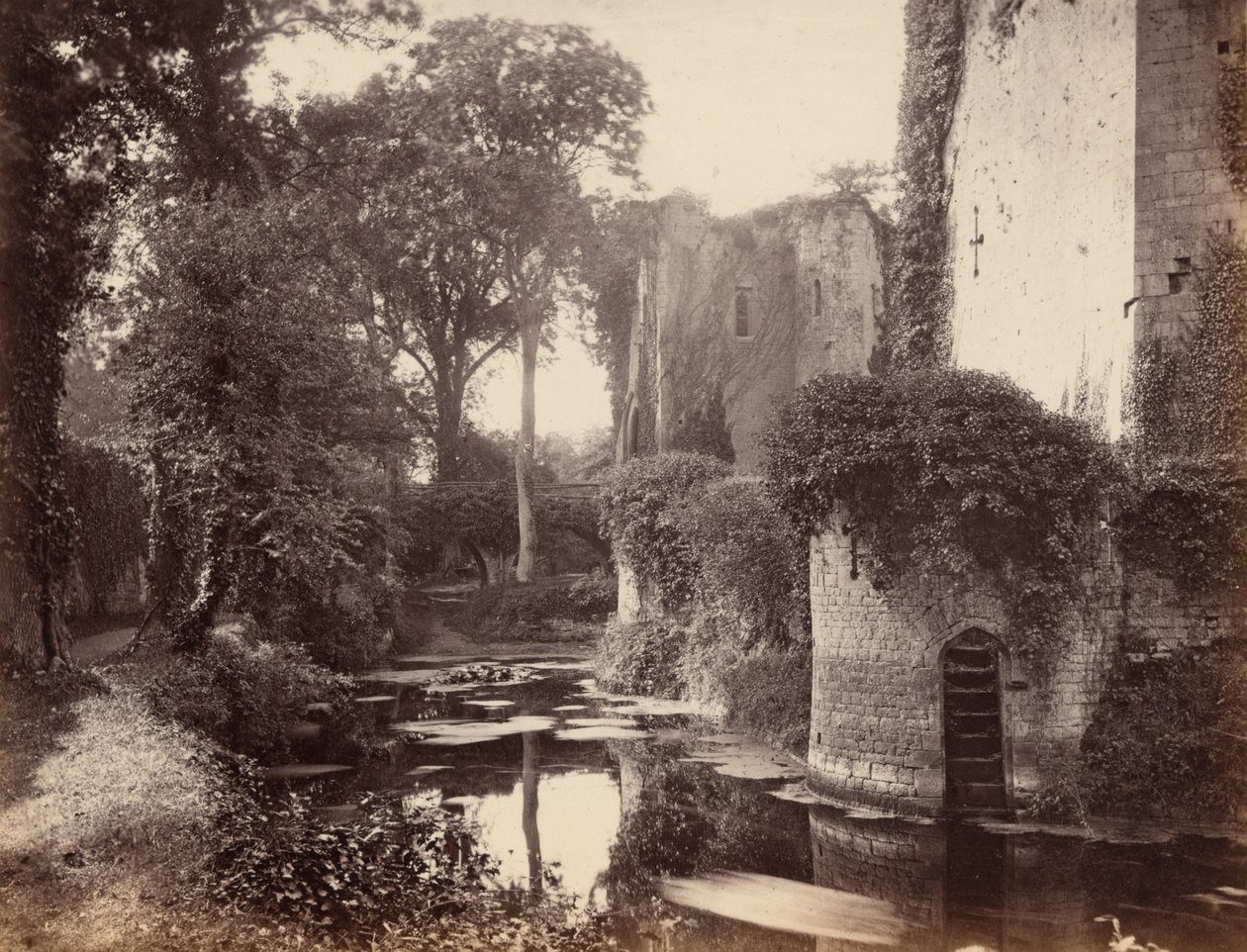 Castelo de Raglan, década de 1860 (foto) de George Esq. Shadbolt
