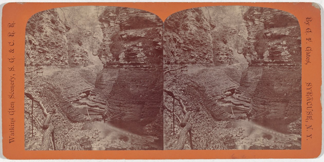 Cenário de Watkins Glen, Garganta Espiral de George F. Gates