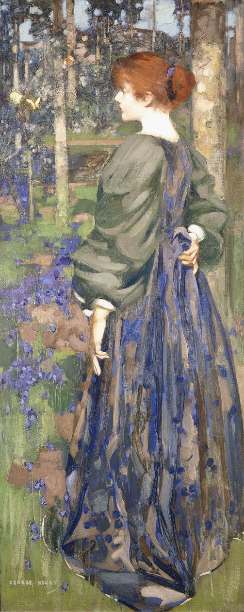 Na Floresta Bluebell de George F. Henry