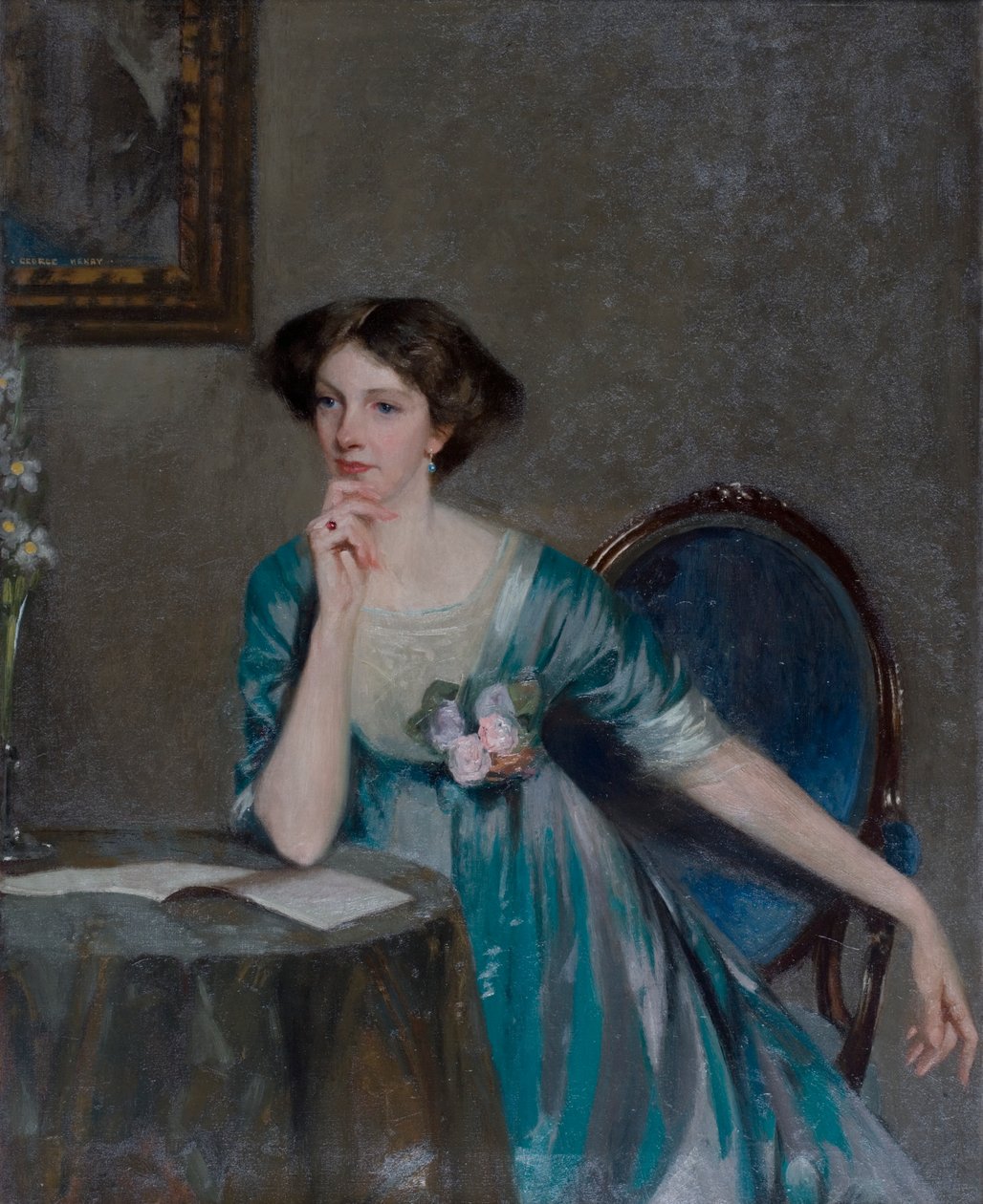 Retrato de Lady Margaret Sackville, c.1910 de George F. Henry