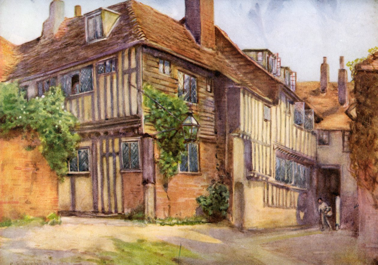 Mermaid Inn, Rye, Sussex, 1924-1926. de George Franck Nicholls