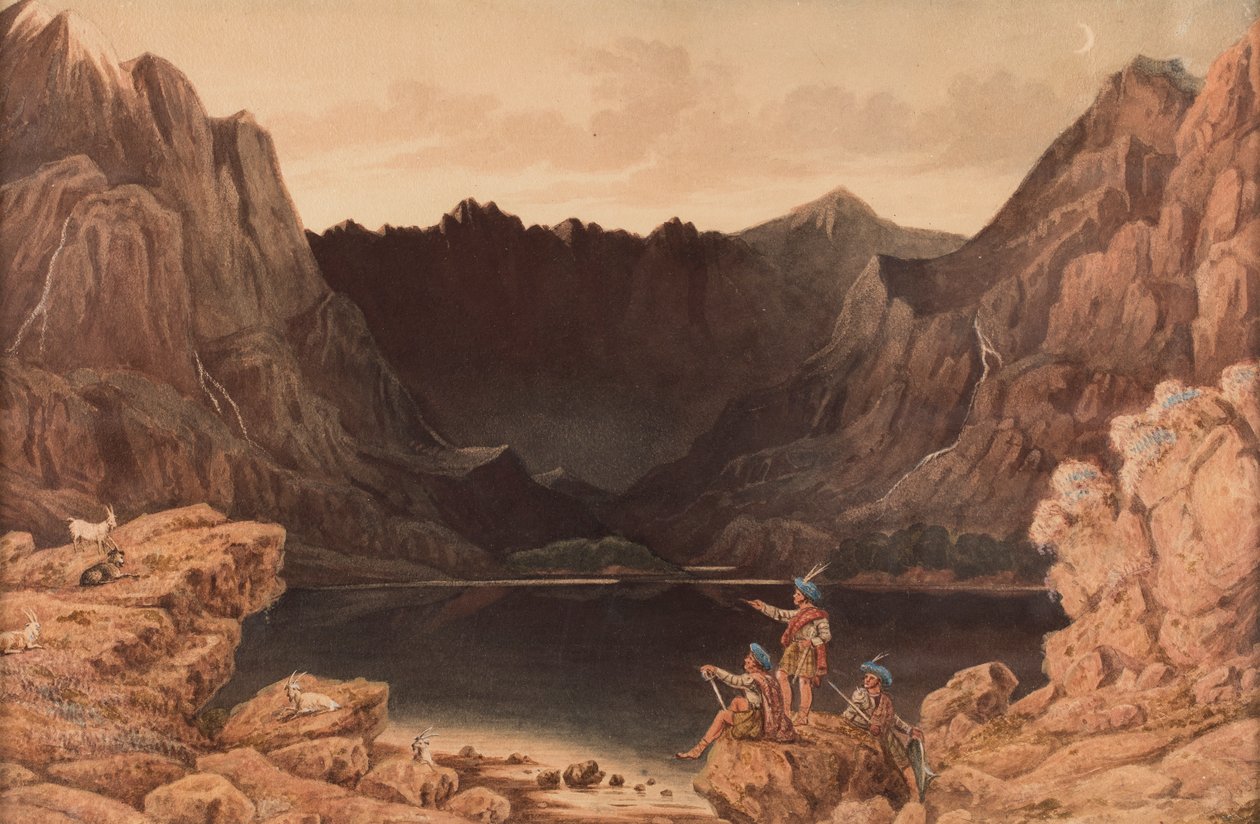 Loch Coruisk, Ilha de Skye de George Fennel Robson
