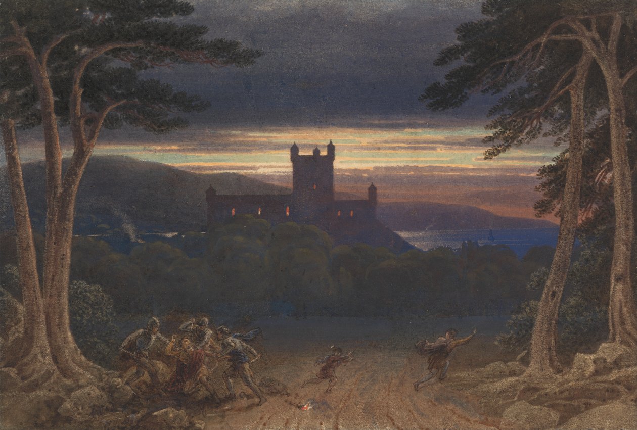 O assassinato de Banquo de George Fennell Robson