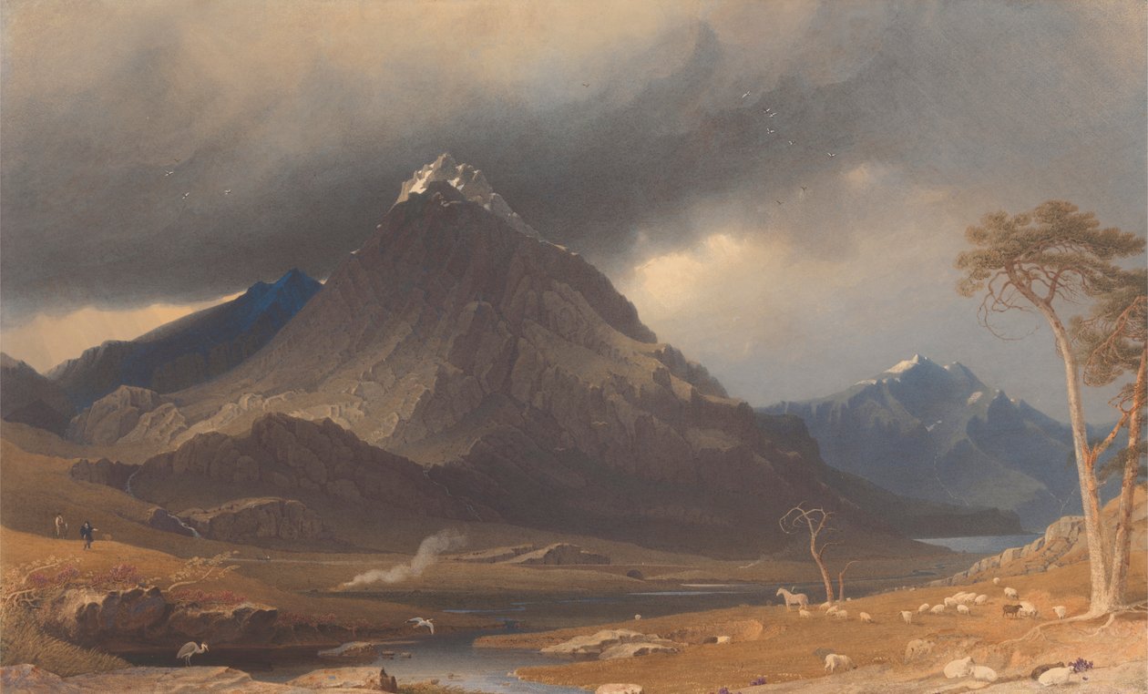 Tryfan, Carnarvonshire de George Fennell Robson