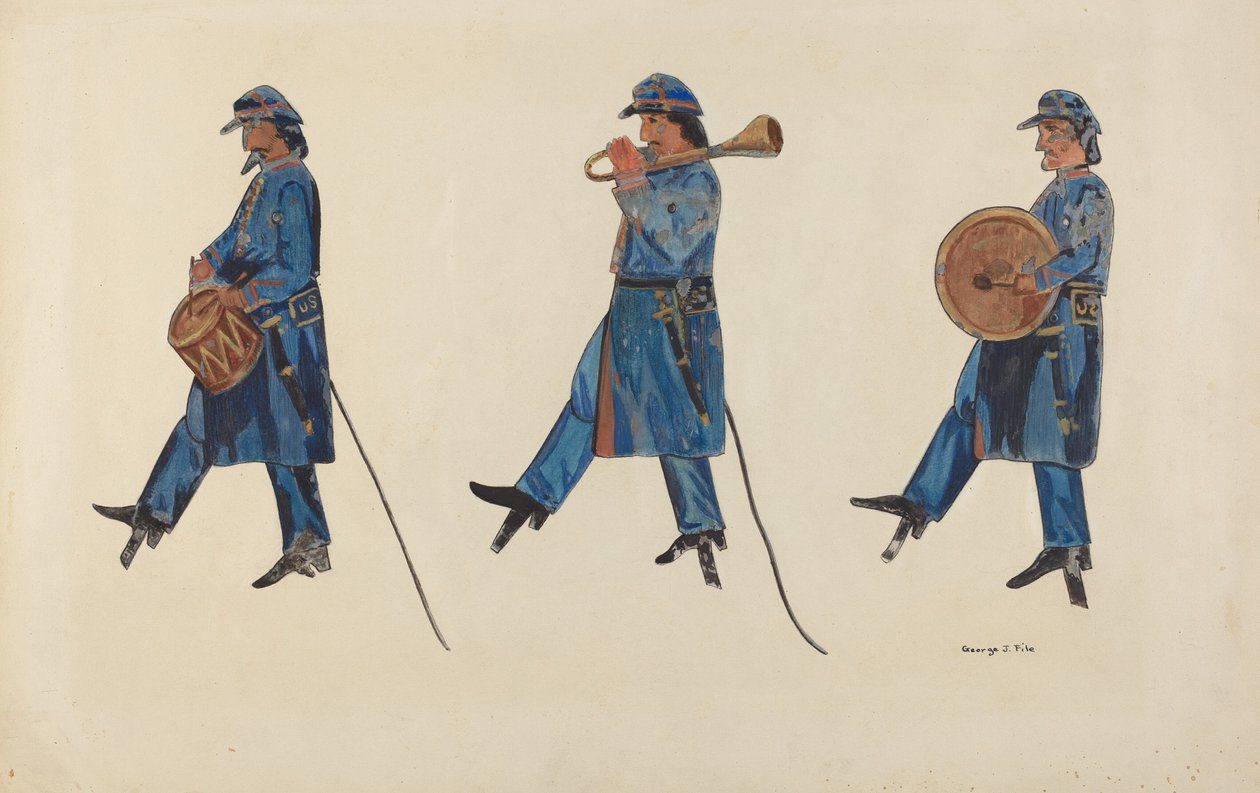 Soldados da Guerra Civil de George File