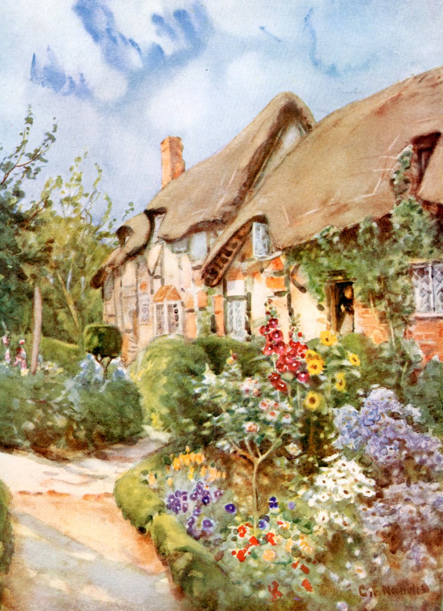 Casa de Anne Hathaways, Shottery, Warwickshire, 1924-1926. de George Franck Nicholls