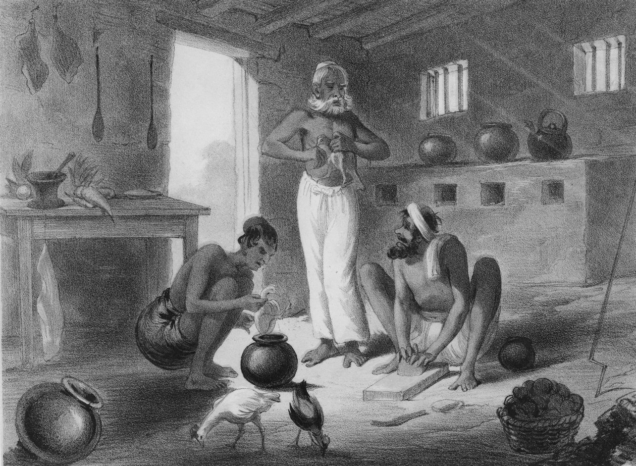 Our Cook Room, c.1858 (litografia) de George Francklin (after) Atkinson