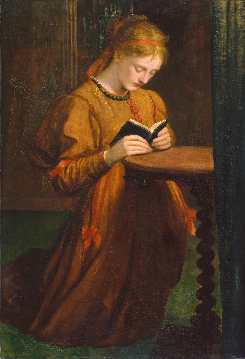 May Prinsep (Oração) 1867 (óleo sobre tela) de George Frederic Watts
