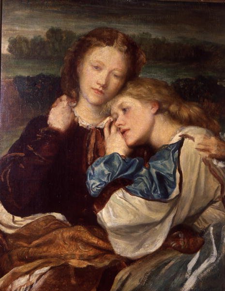 As Irmãs Terry (óleo sobre tela) de George Frederic Watts
