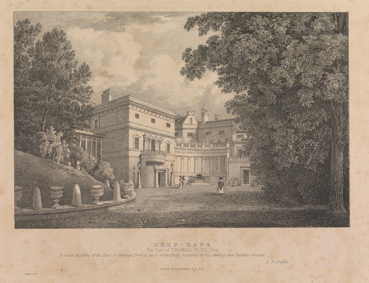 Deep-Dene. A Sede de Thomas Hope, Esq. de George Frederick Prosser