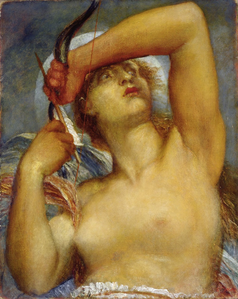 Artemis (óleo sobre tela) de George Frederick Watts