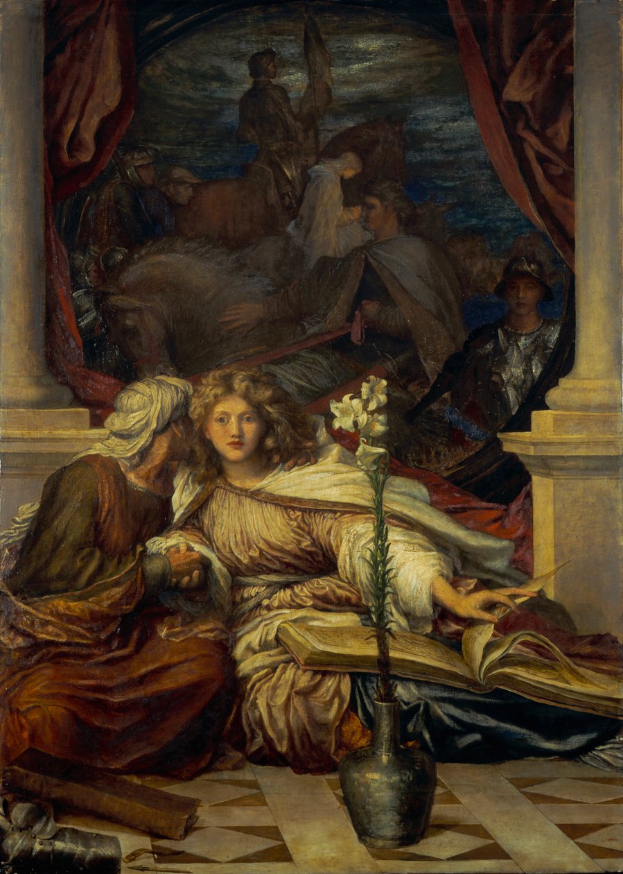 Britomart, 1877-78 de George Frederick Watts