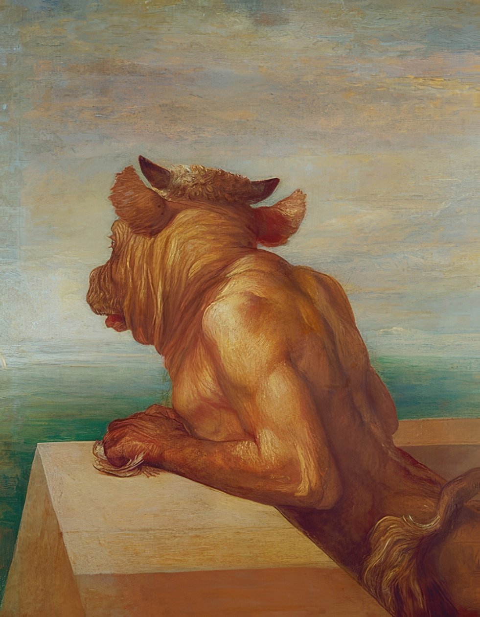 O Minotauro. 1885 de George Frederick Watts